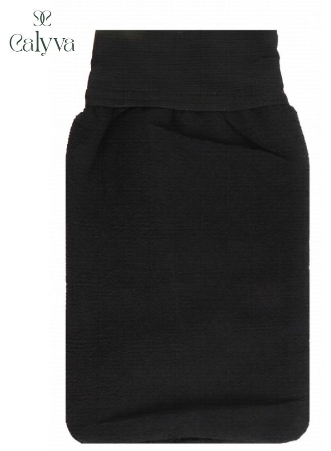 Calyva Moroccan Loofah Kessa Glove – Deep Exfoliating Body Scrub Mitt – Reusable Hammam-Style Skin Polisher - Image 1